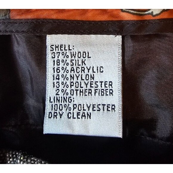 Talbots Heritage Pants Womens Sz 16 Gray Wool/silk blend Italian fabric,lined - Picture 4 of 4